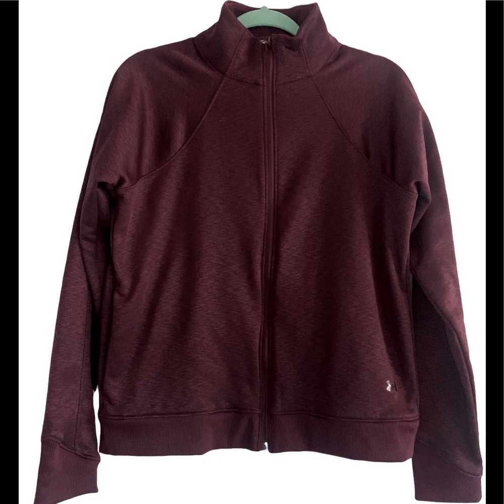 Women’s Under Armour cold gear zip up sweatshirt: size M